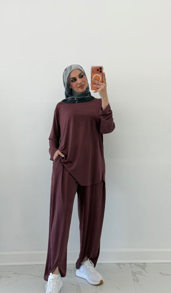 Layal Comfort Set Burgundy