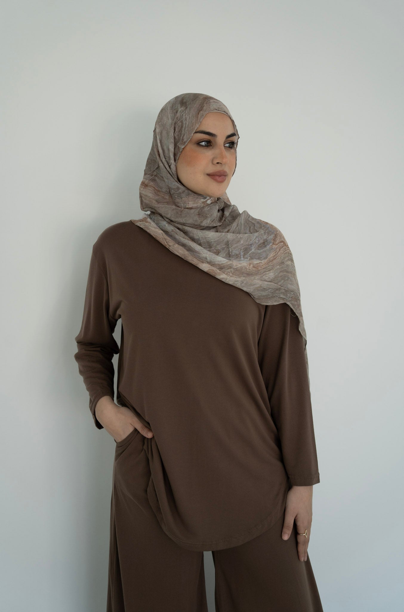 Relax Co-ord set Brown