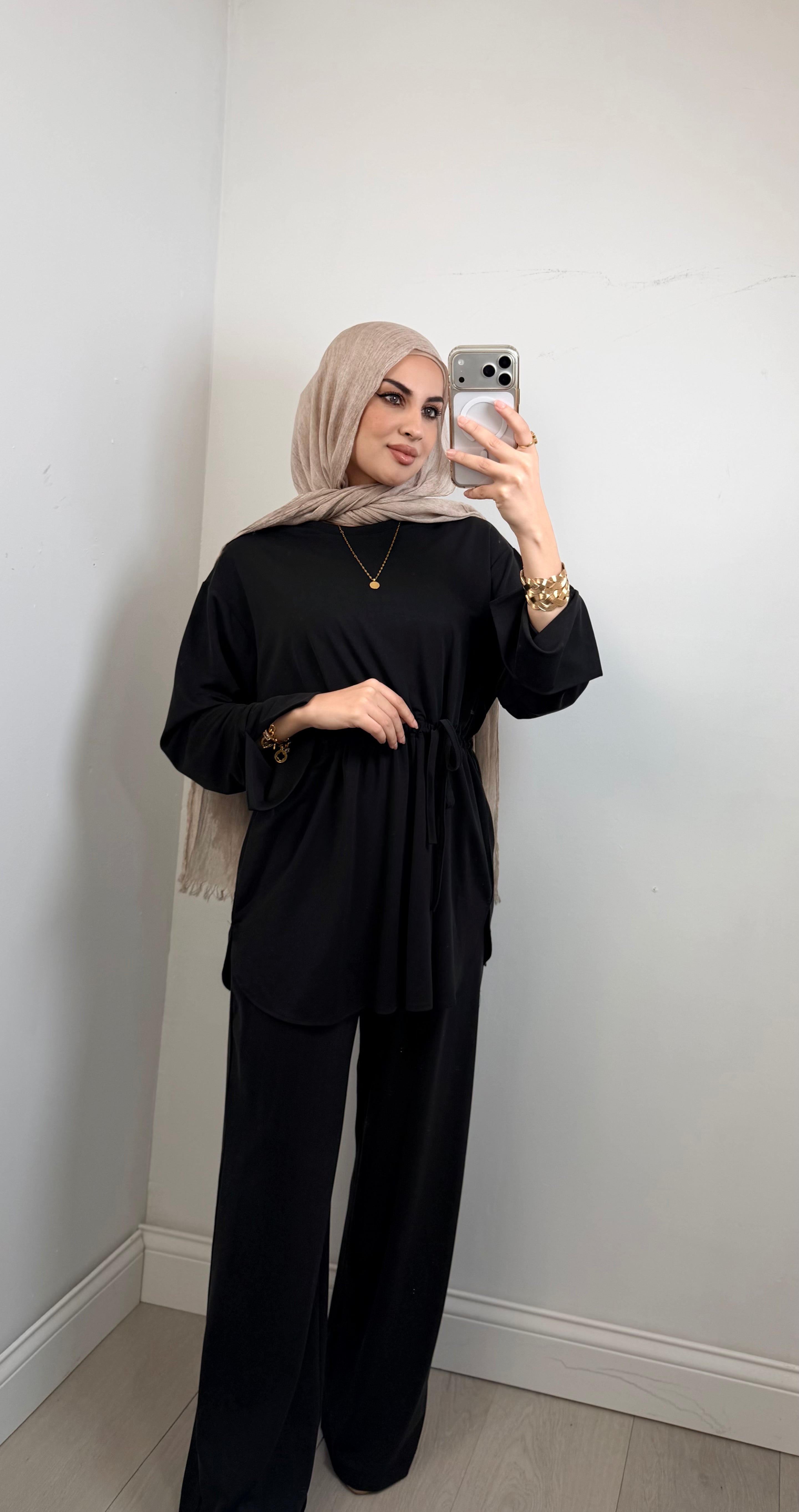 Mira Co-Ord Set in Black