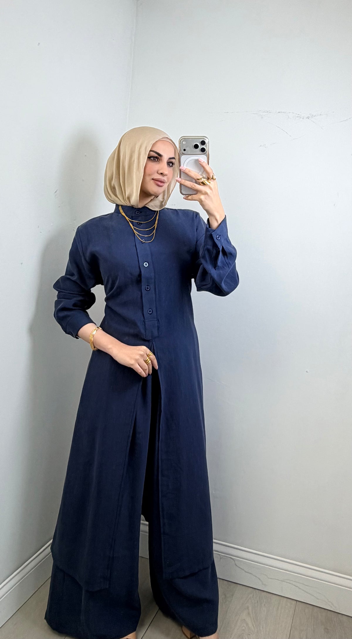 Hana Co-ord Set in Navy